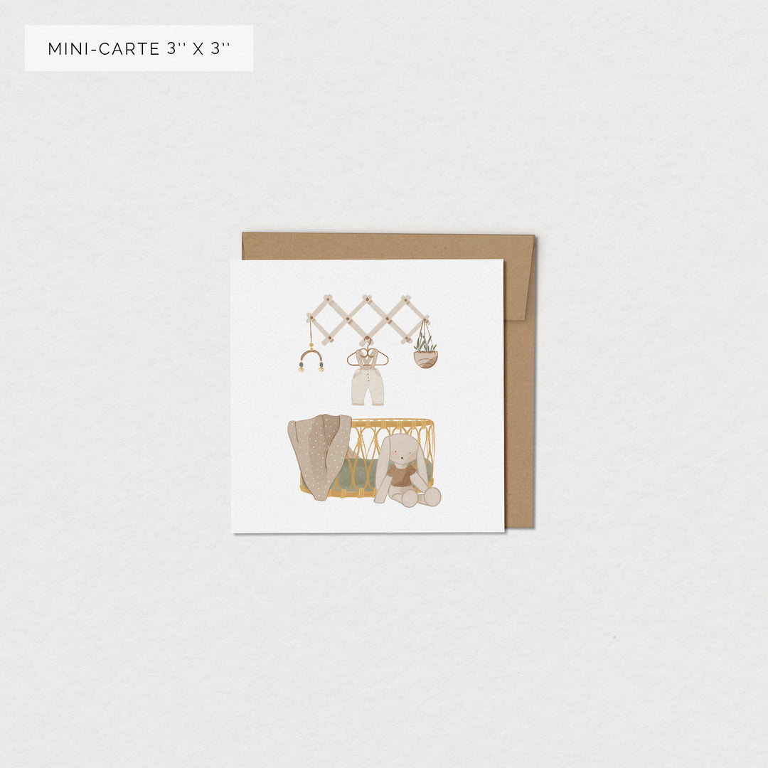 Miniature greeting card - After the rain