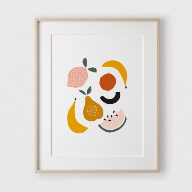 Affiche - Fruits - 8 x 10 po