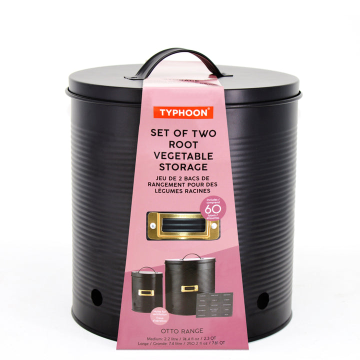 Root Vegetable Storage Bins - Set of 2