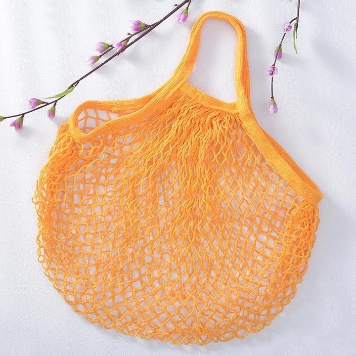 Sac en Maille de Coton Biologique - Orange