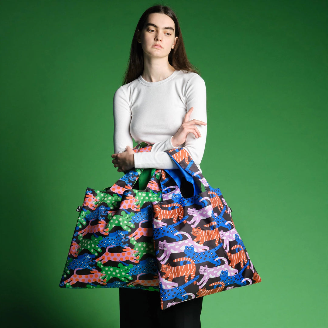 Reusable bag with snap fastener - Katsushika Hokusai - The Great Wave