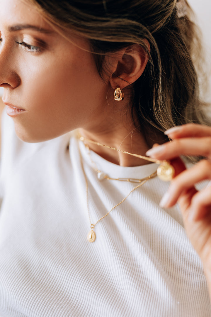 Earrings - Sleepers - Sun - Mini - Silver