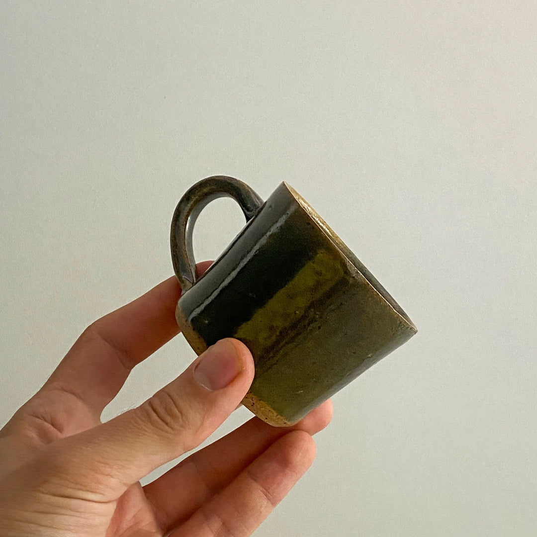Tasse espresso grès - Vert