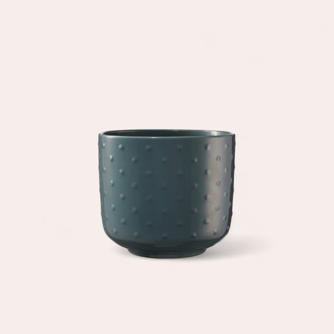 Cache-pot - Baku - Bleu perle - 13 cm