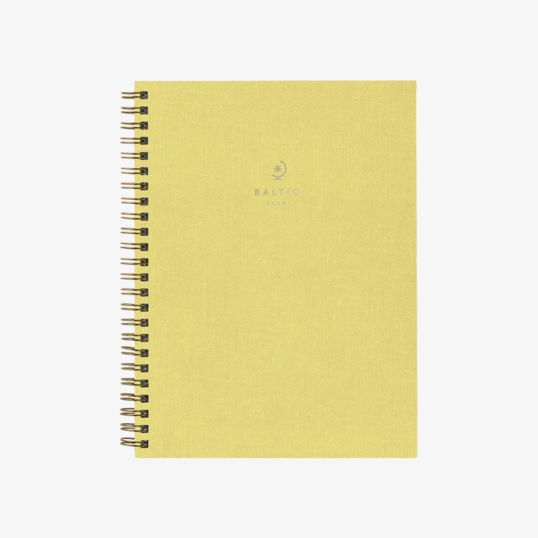 Canary Lined Spiral Notebook