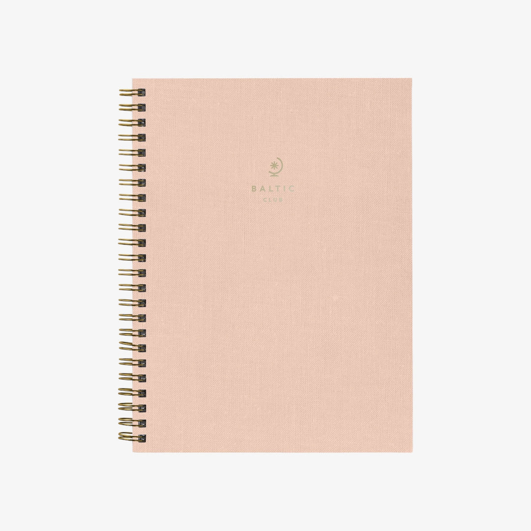 Lined Spiral Notebook - Pink