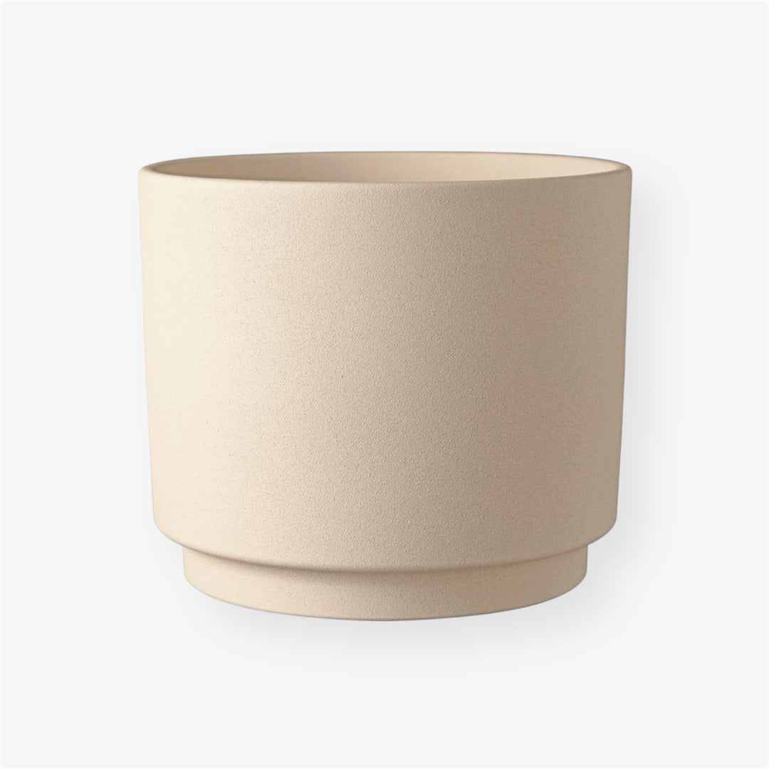 Cache-pot - Oslo stone - Beige sahara - 16 cm