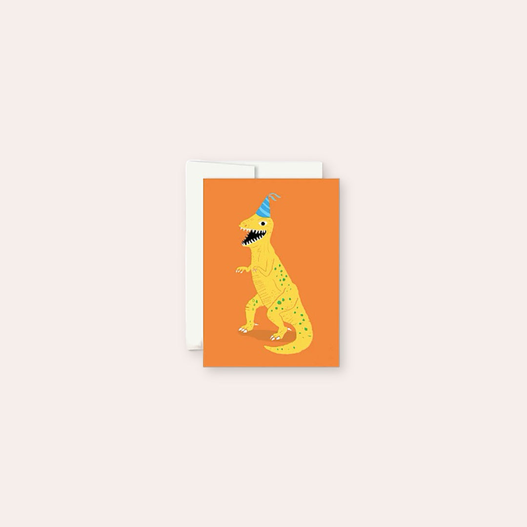 Miniature greeting card - Dino