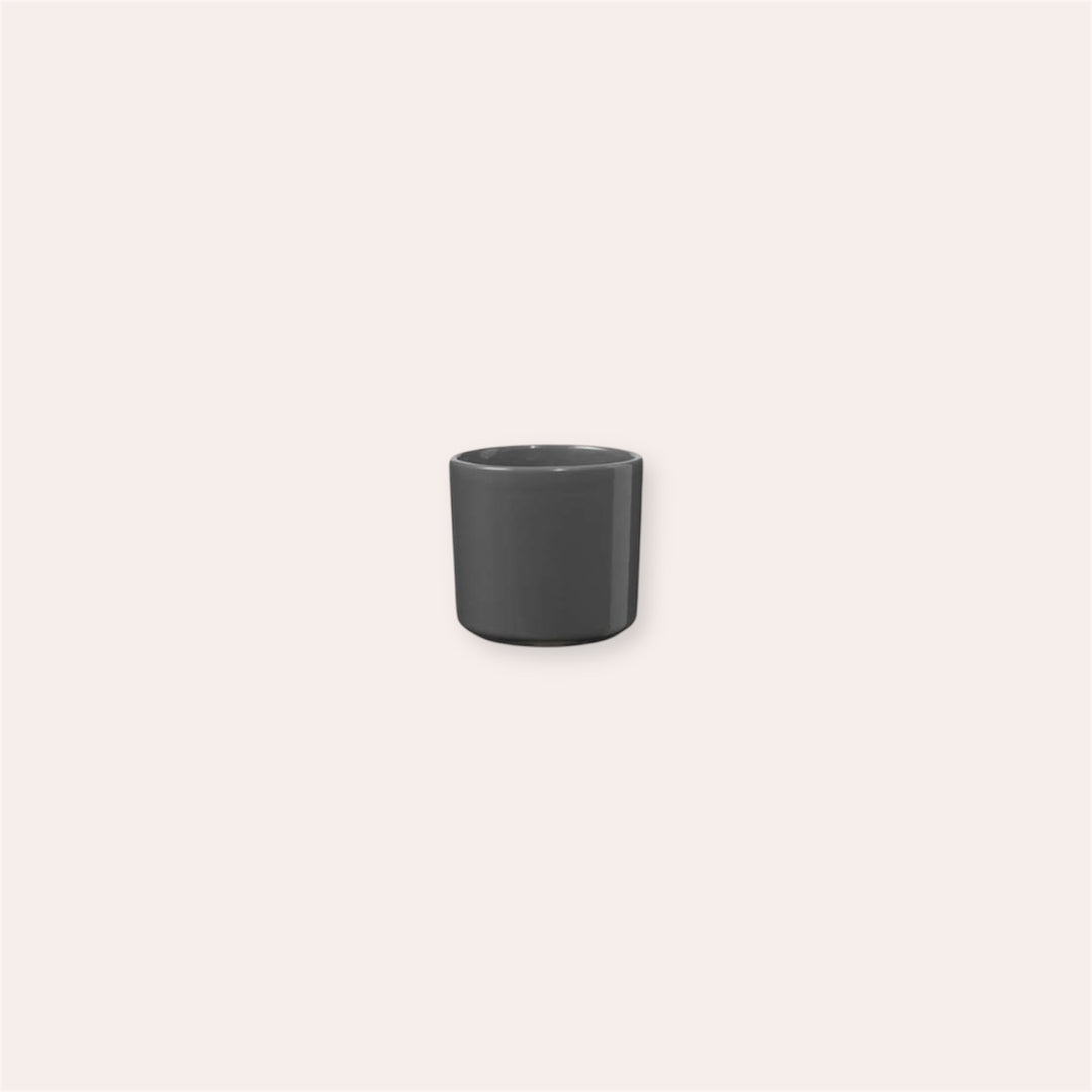 Cache-pot - Las Vegas - Anthracite lustré - 8 cm