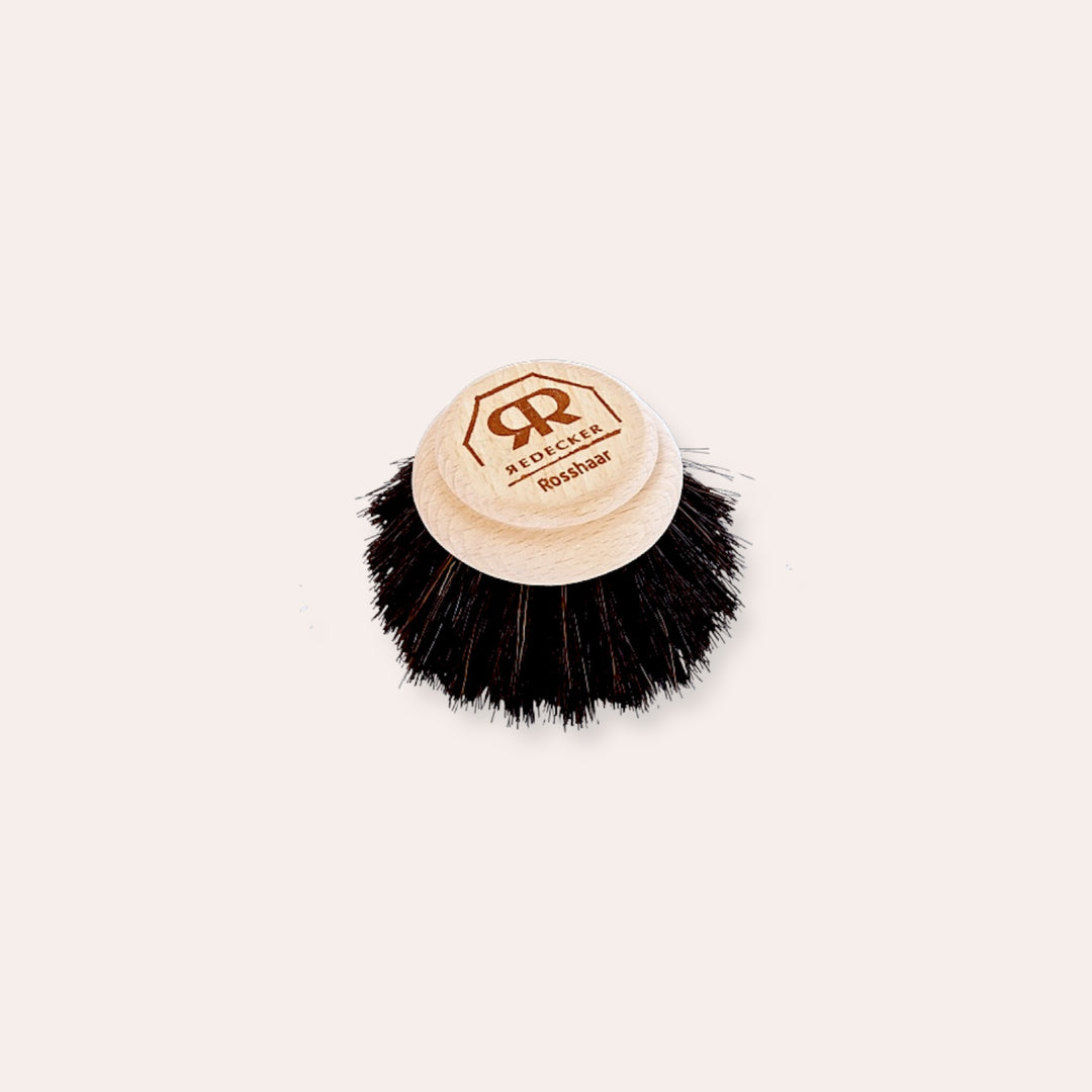 Replacement head for beech wood brush - 5 cm - Black