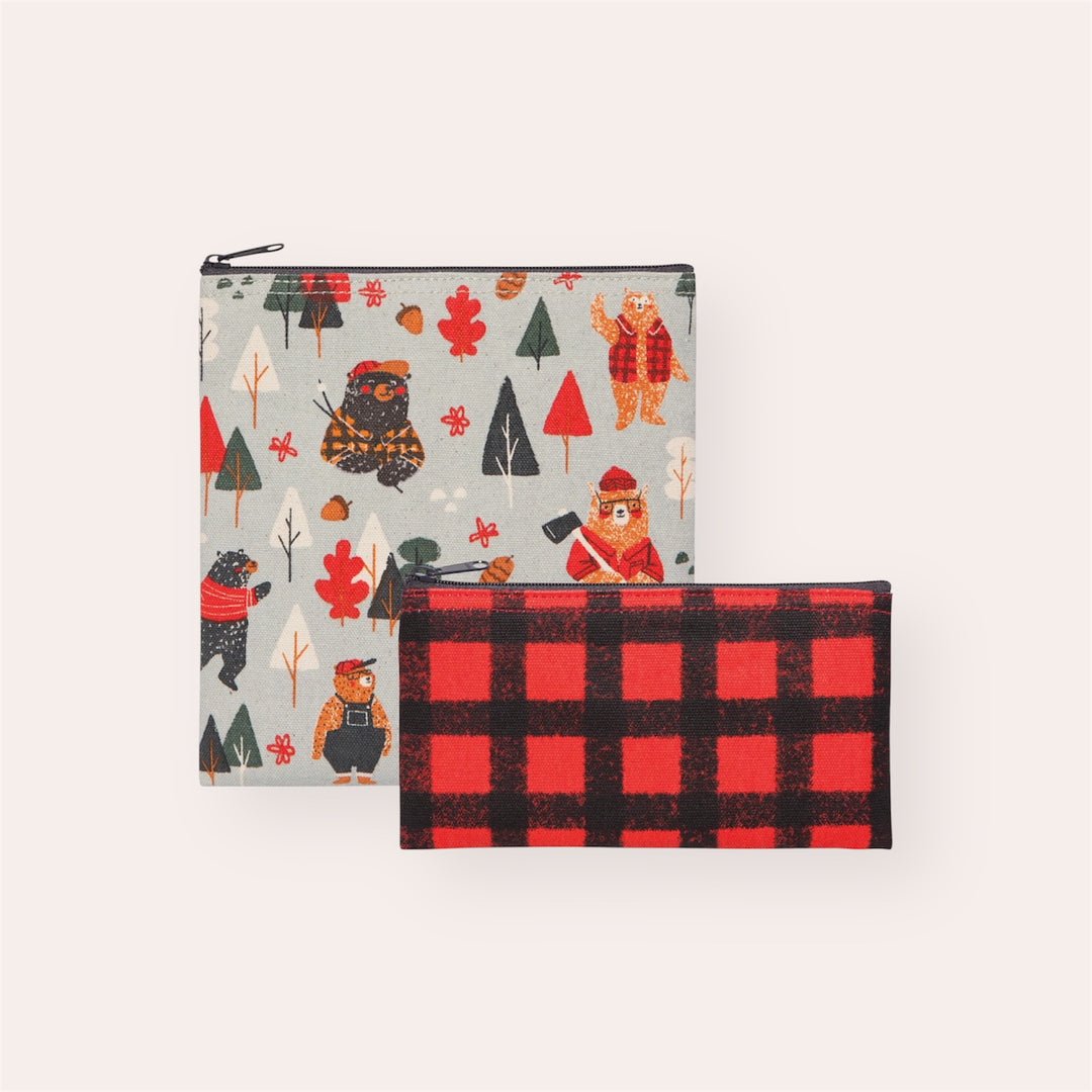 Snack Bags (set of 2) - Oranges