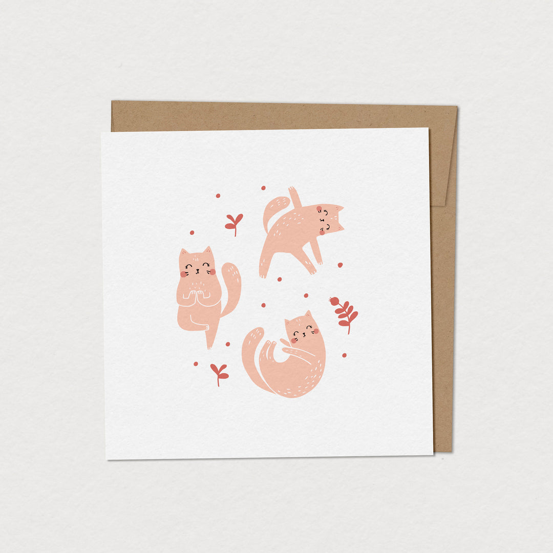 Carte de souhaits - Chats
