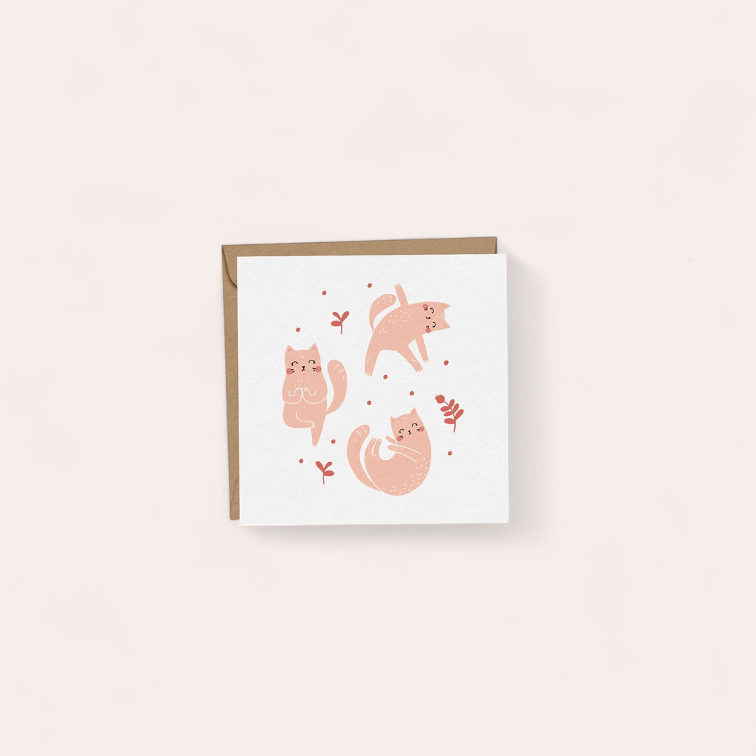 Carte de souhaits miniature - Chats