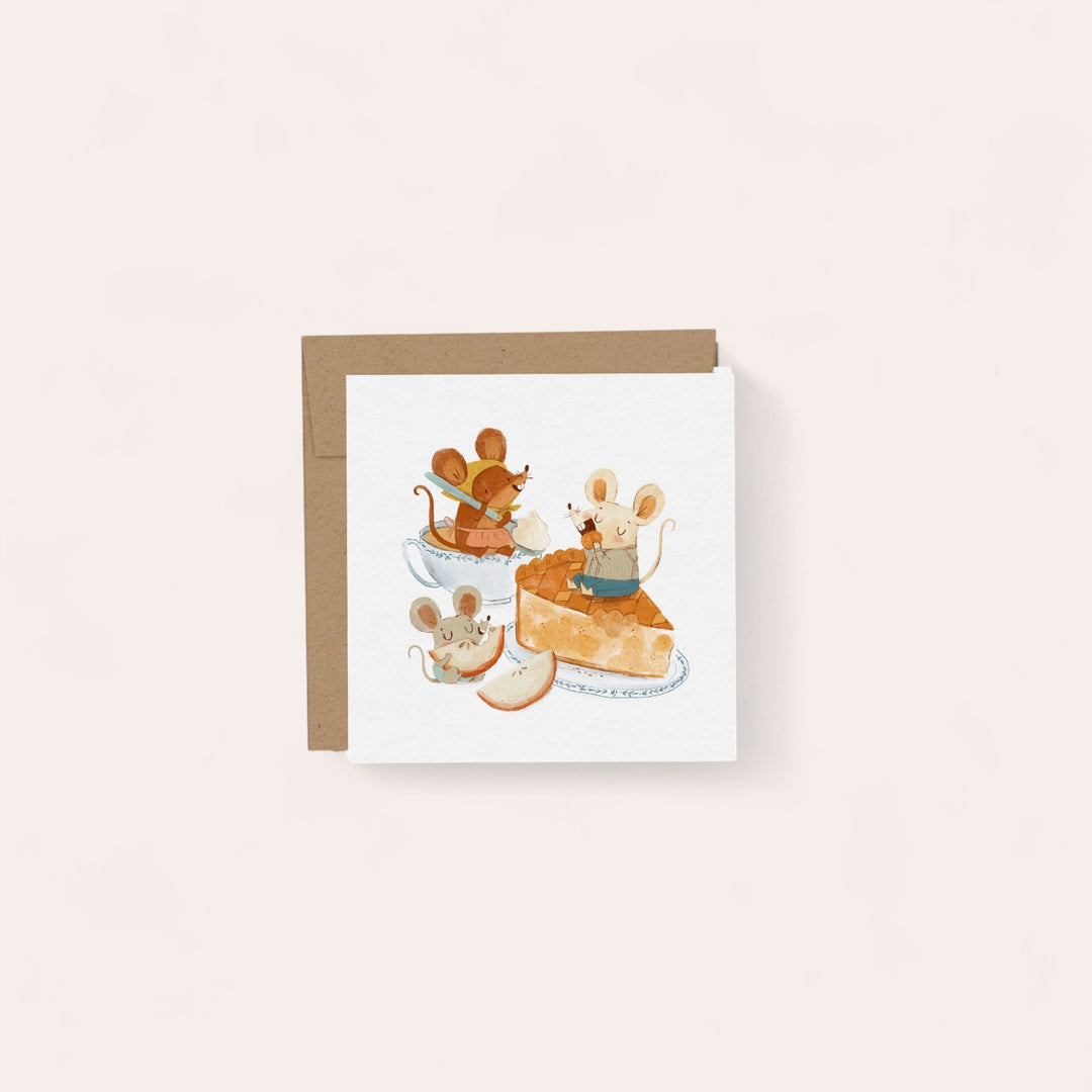 Miniature greeting card - After the rain