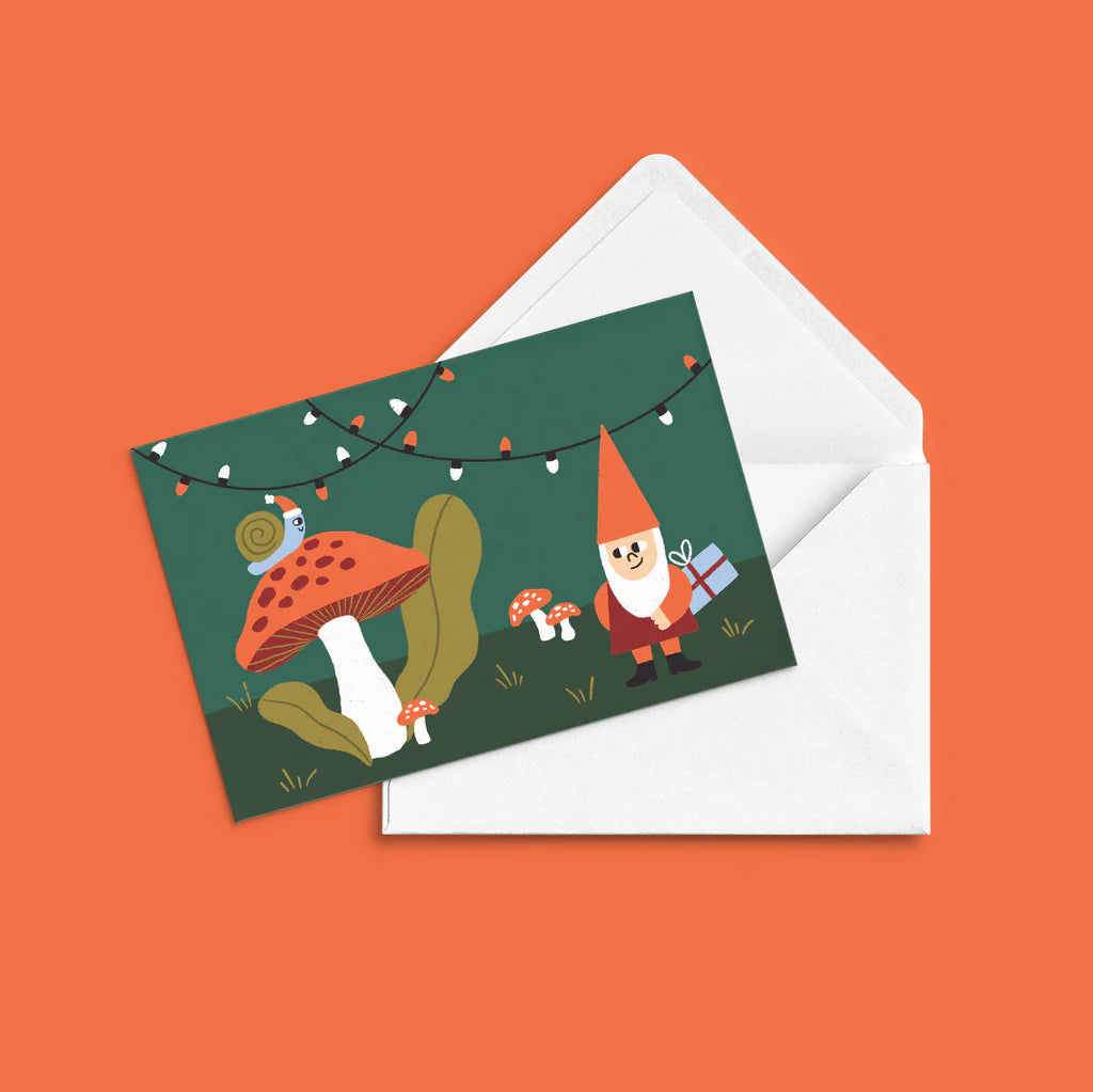Carte de souhaits - Noël en forêt