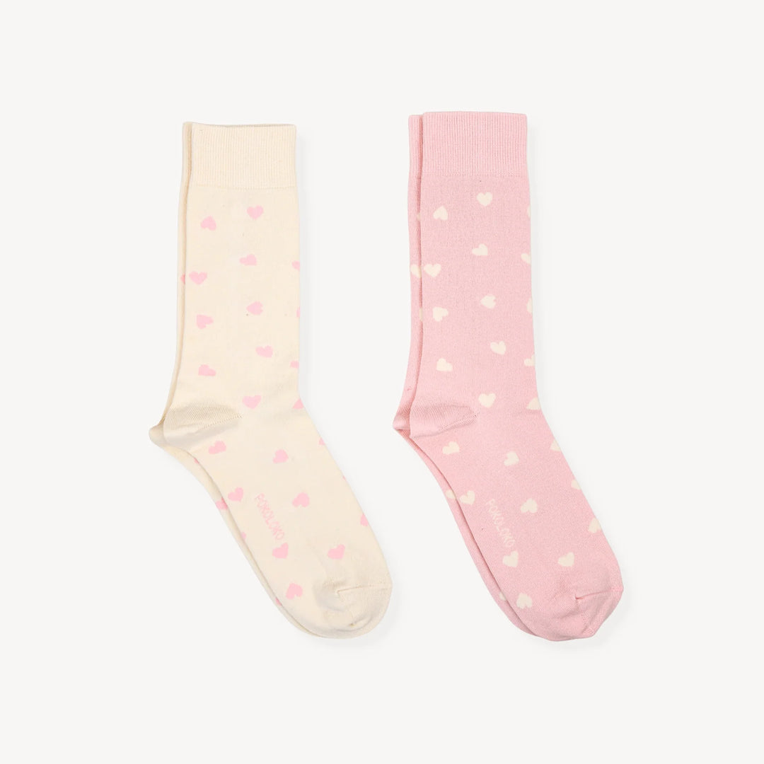 Pima Socks - High Waist - Naval and Walnut (2 Pairs)