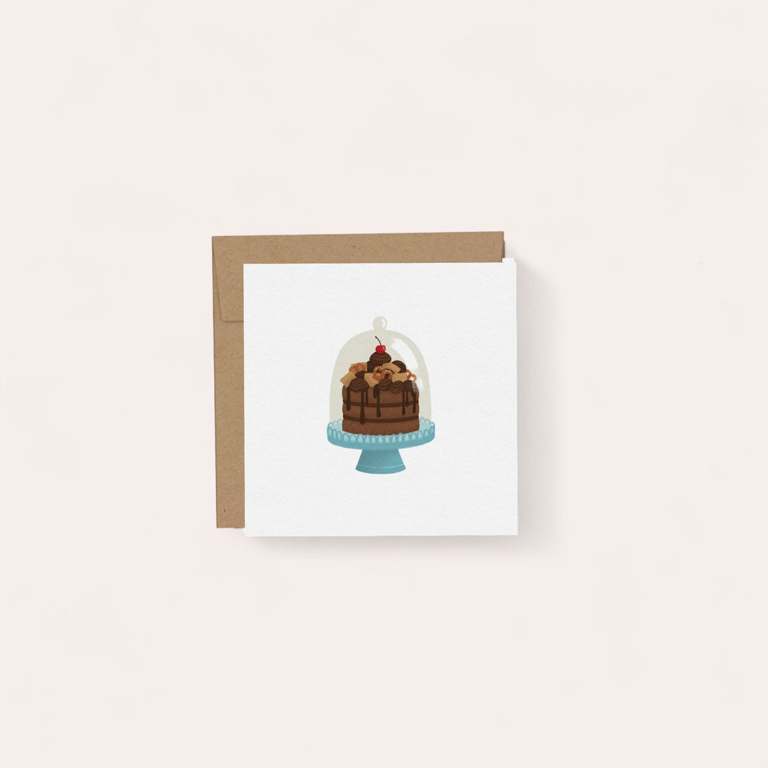 Carte de souhaits miniature - Gourmandise