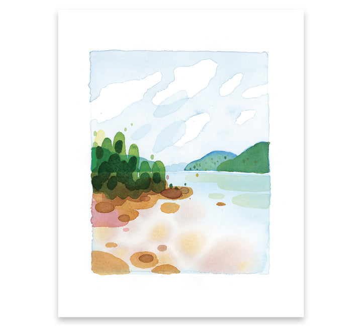 8 x 10 Poster - Fjord View