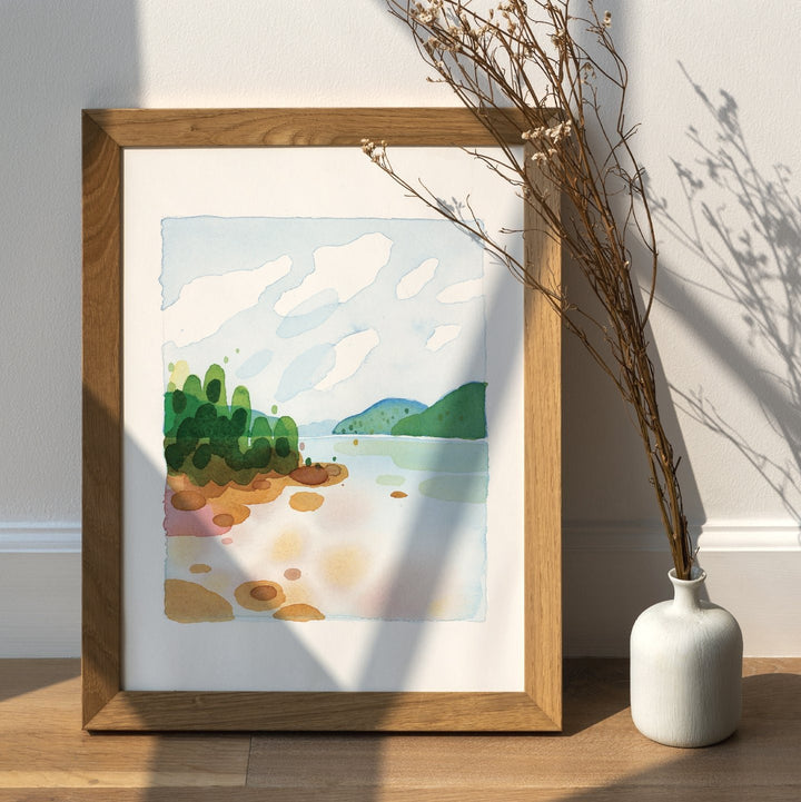8 x 10 Poster - Fjord View