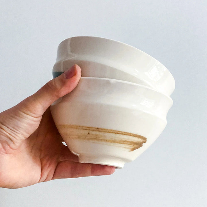 Bol moyen porcelaine - Brun