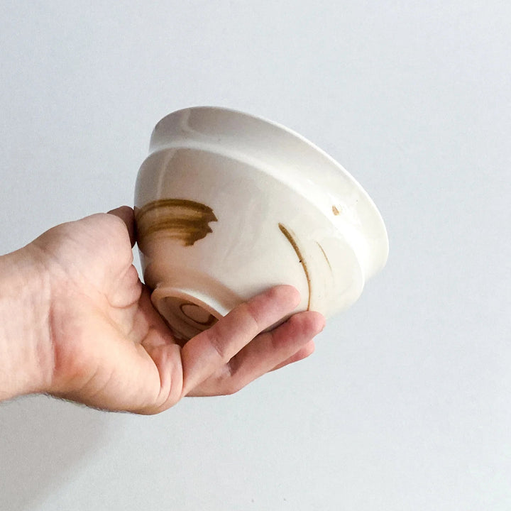Bol moyen porcelaine - Brun