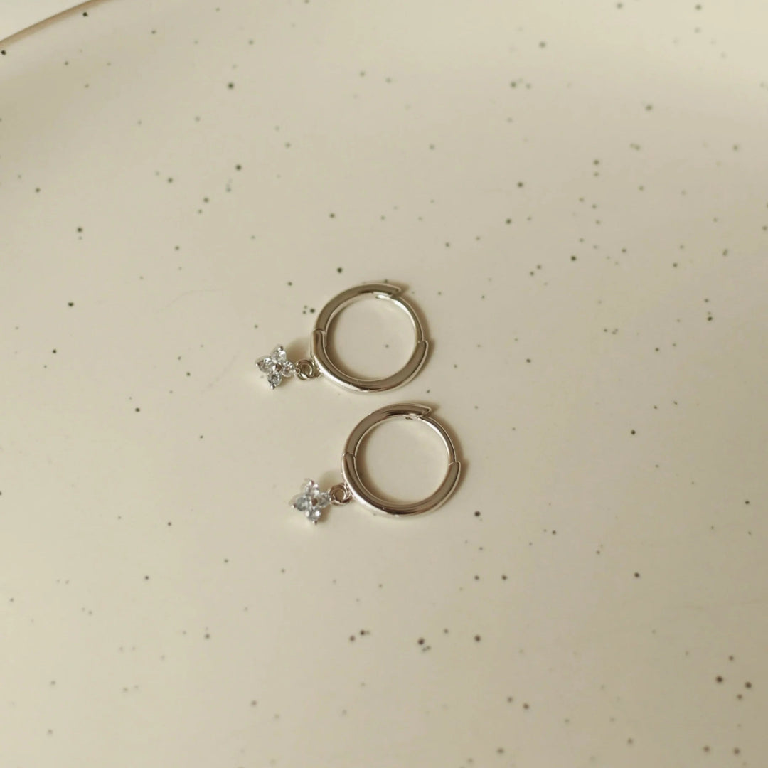 Boucle d'oreille - Azura - Argent