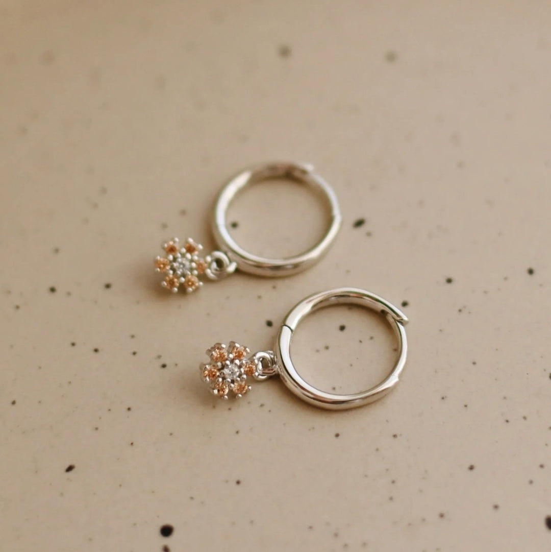 Boucle d'oreille - Floralis - Argent