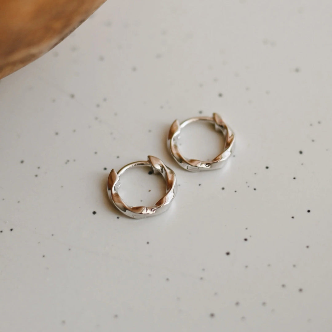 Boucle d'oreille - Torsia - Argent
