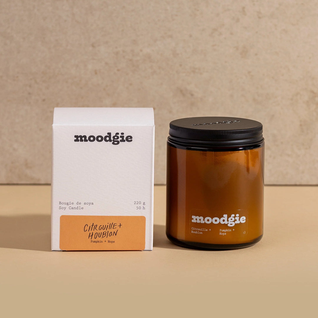 Scented candle - Pumpkin + Hops