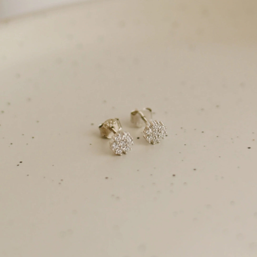 Boucle d'oreille - Flora Studs - Argent