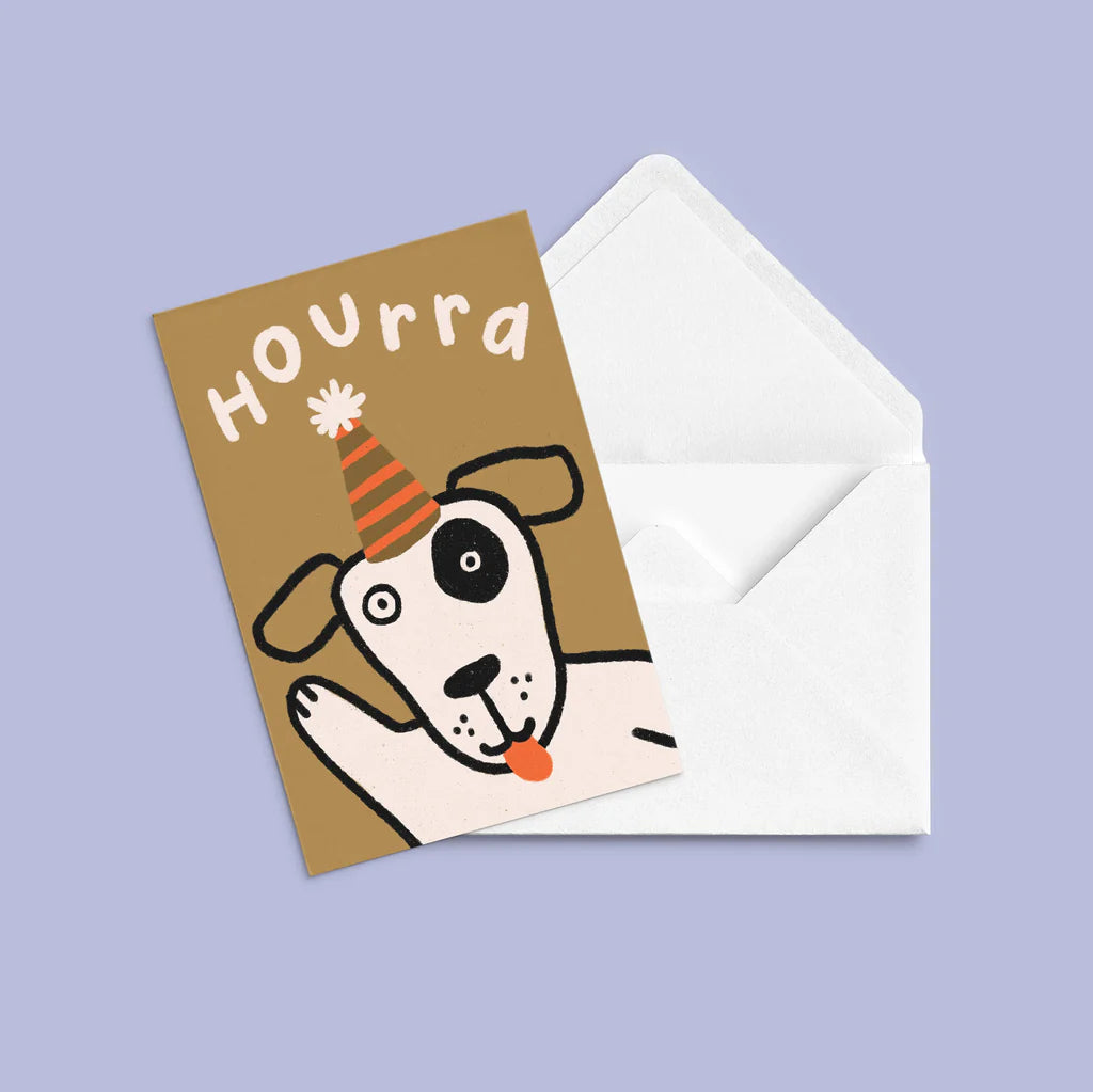 Carte de souhaits - Hourra