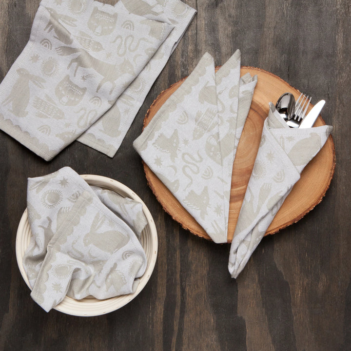Napkins (set of 4) - Branches and berries