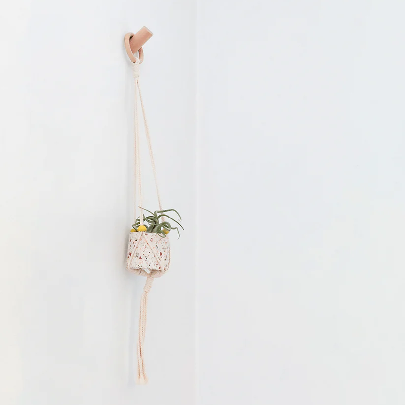 Mini macramé planter - Terracotta