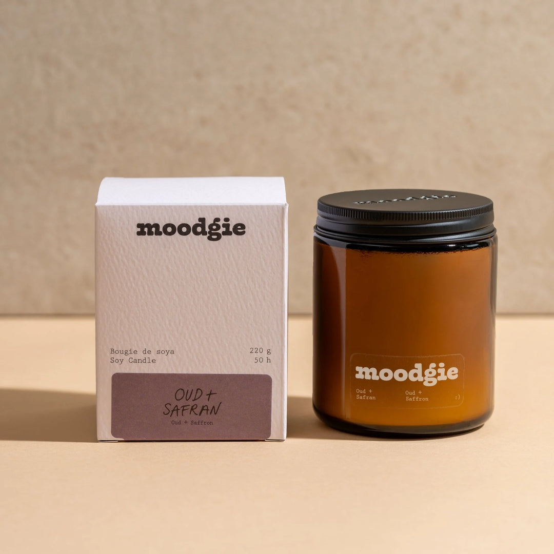 Scented candle - Oud + Saffron