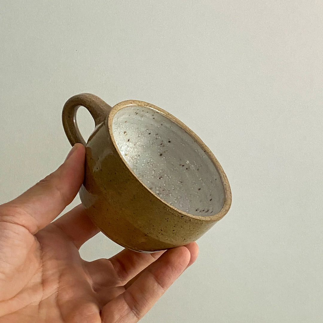 Stoneware Mug - Salt & Pepper