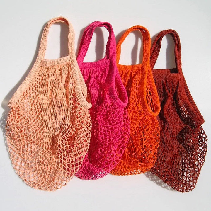 Sac en Maille de Coton Biologique - Orange