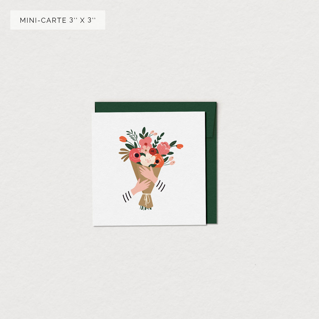 Carte de souhaits miniature - Antoinette