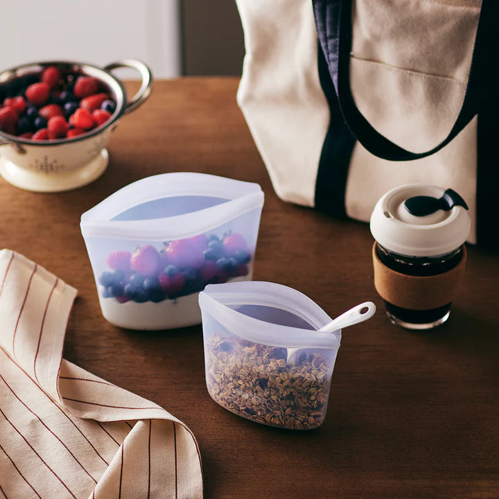 Bol en silicone réutilisable - Clair - 2 tasses