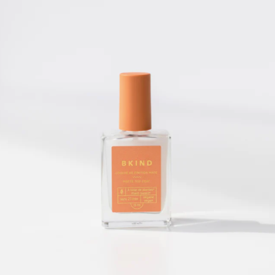 Matte top coat for nail polish