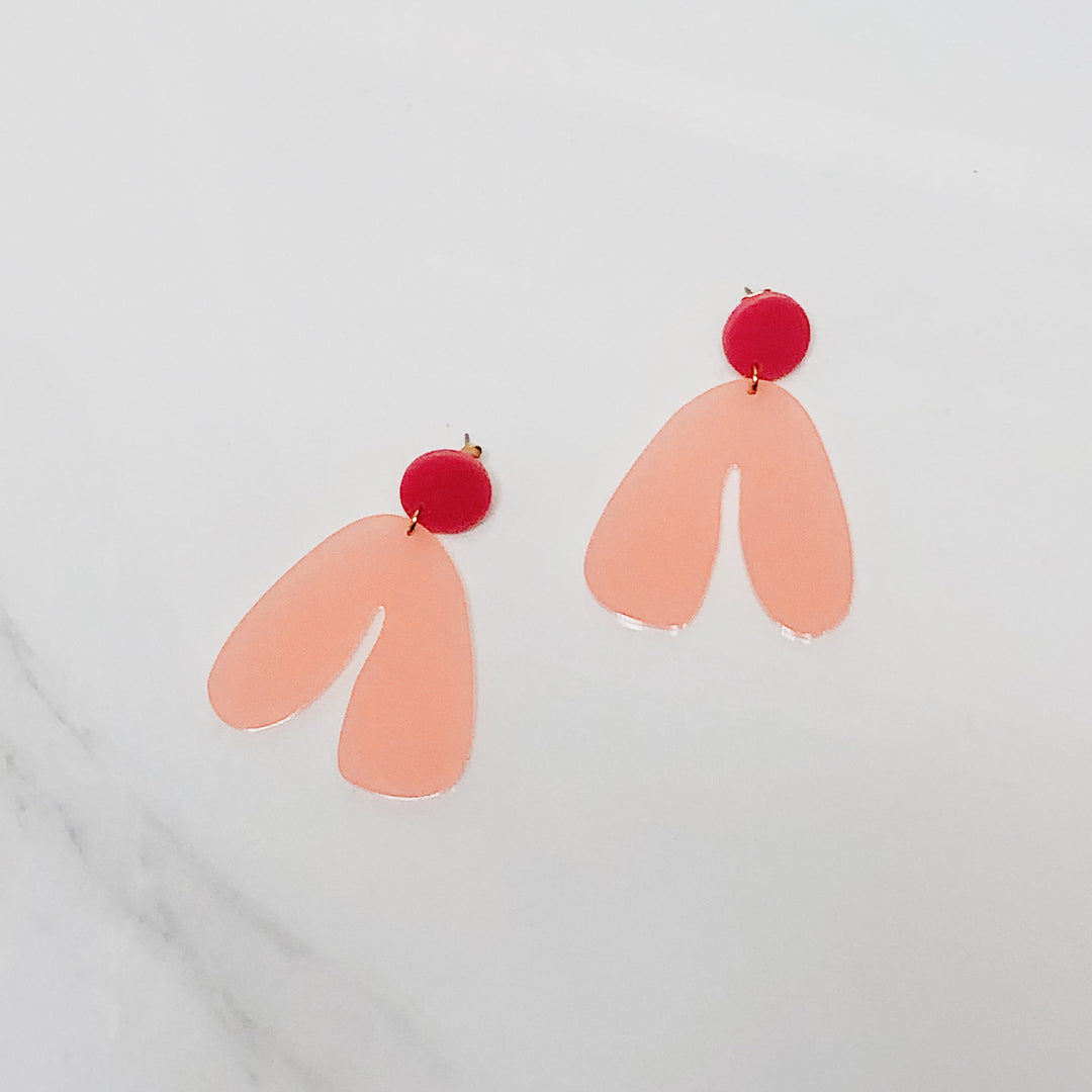 Boucles d'oreilles - Lotta - Rose