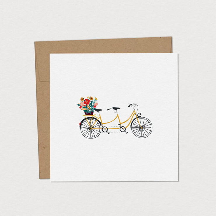 Greeting card - Amour Tandem 