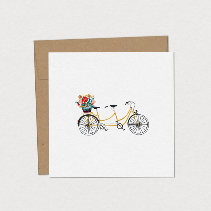 Carte de souhaits - Amour Tandem