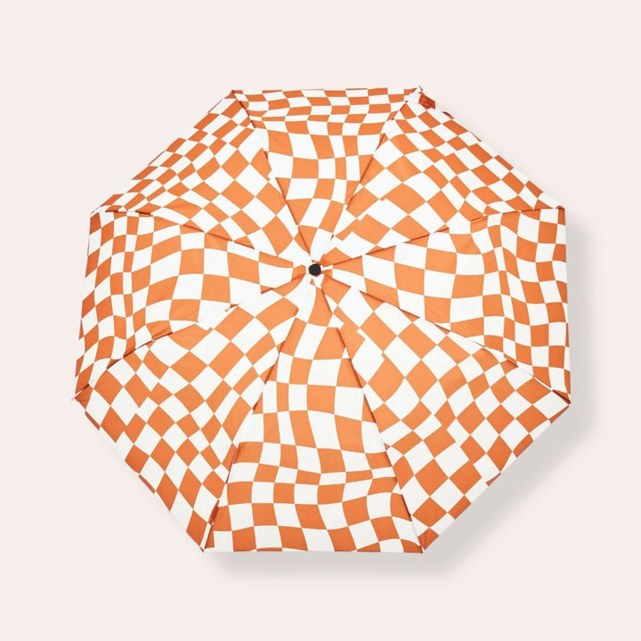 Parapluie compact - Peanut Butter Checkers