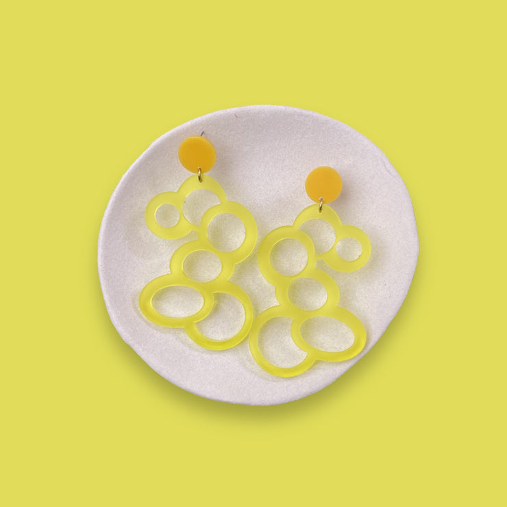 Boucles d'oreilles - Flyde - Citron