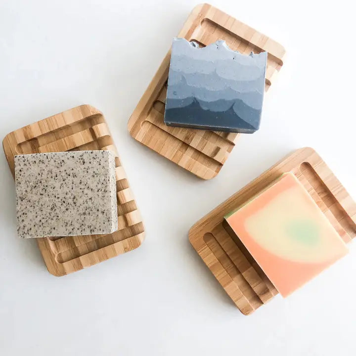 Porte-savon en bambou