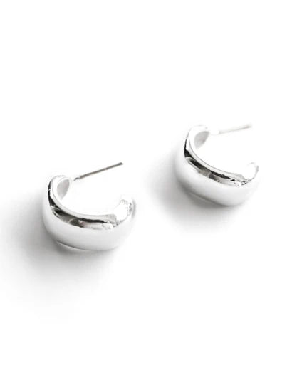 Earrings - Sleepers - Sun - Mini - Silver