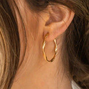 Boucles d'oreilles - Twist - Or