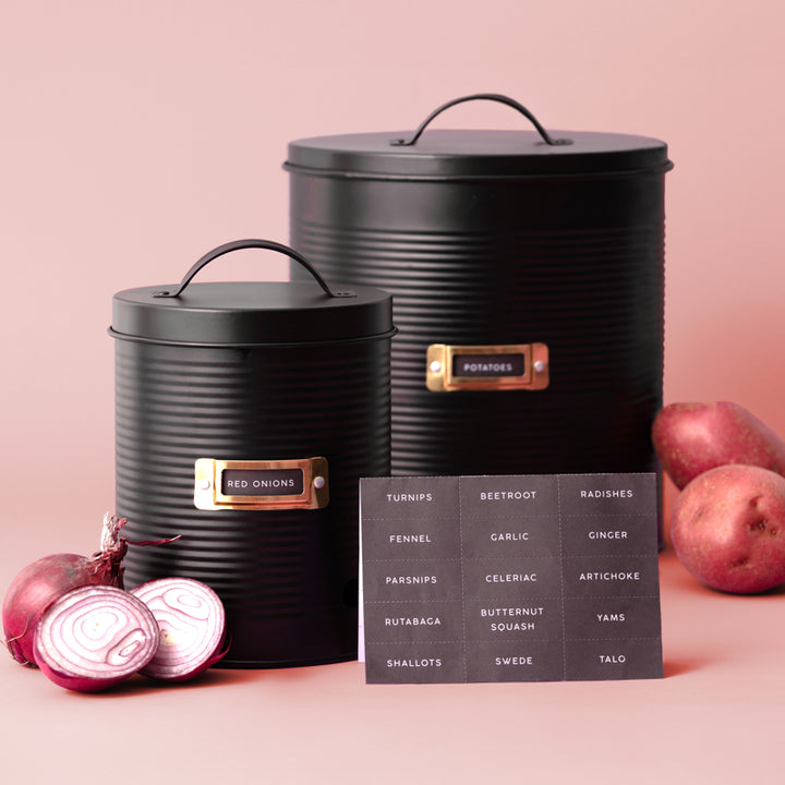 Bacs de rangement pour légumes racines - Ensemble de 2
