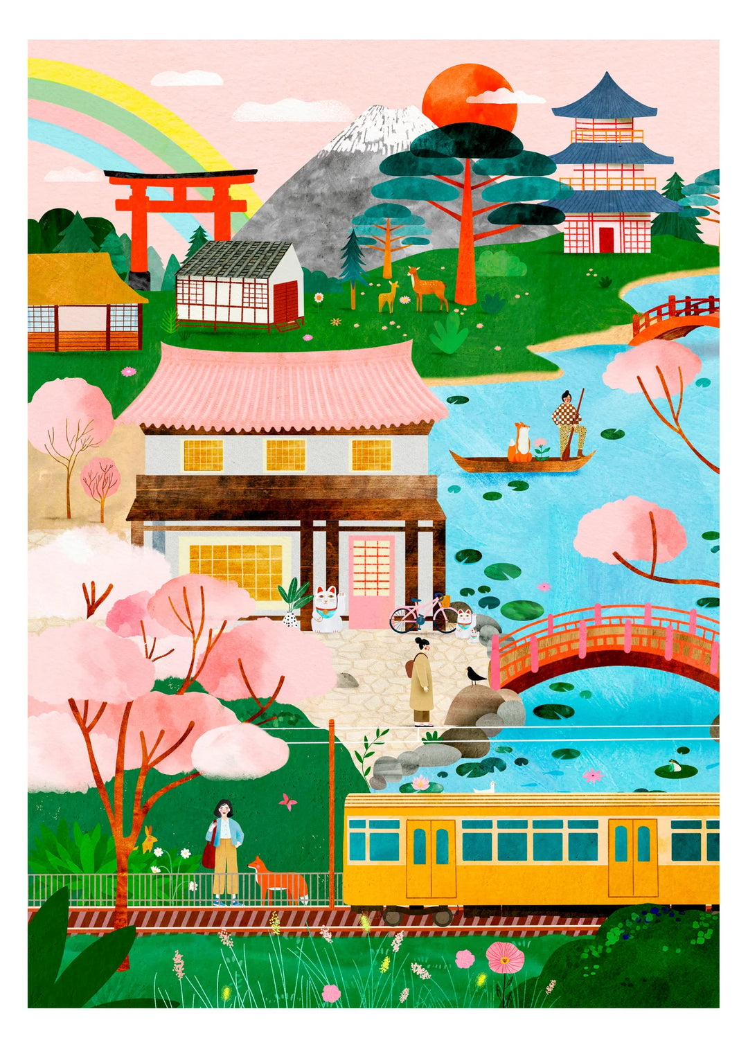 Puzzle - Rêverie du Japon - 1000 pièces