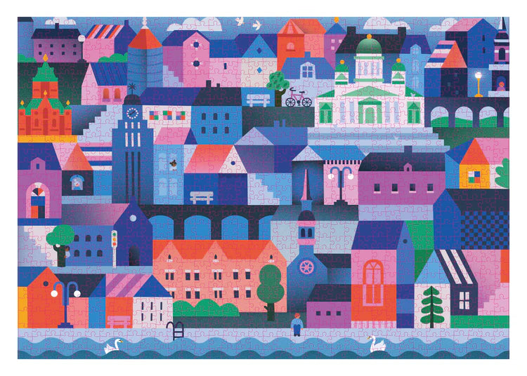 Puzzle - Copenhagen Twilight - 1000 pièces